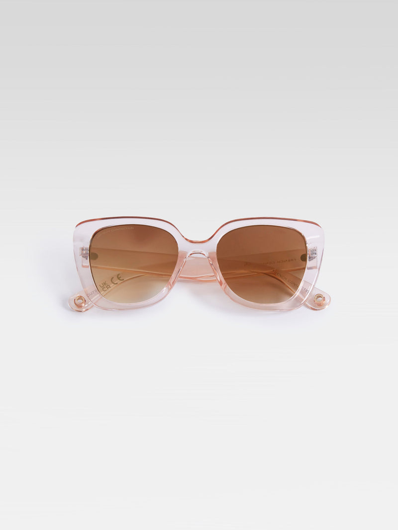 Glam Clear Cat Eye Sunglasses