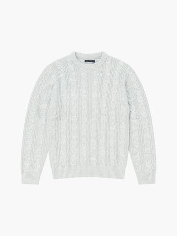 Soft Cable Knit Crew Neck Jumper