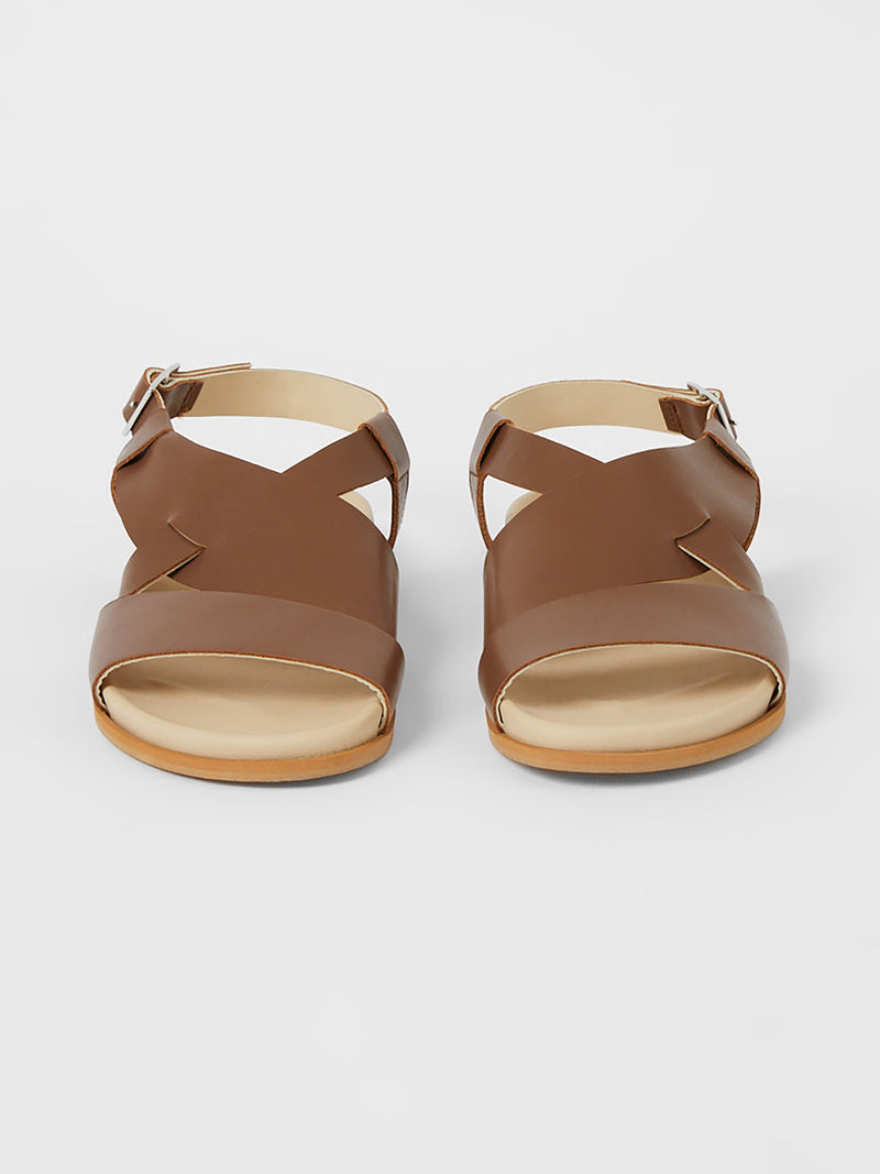S+W x Branca Asymmetric Footbed Sandals