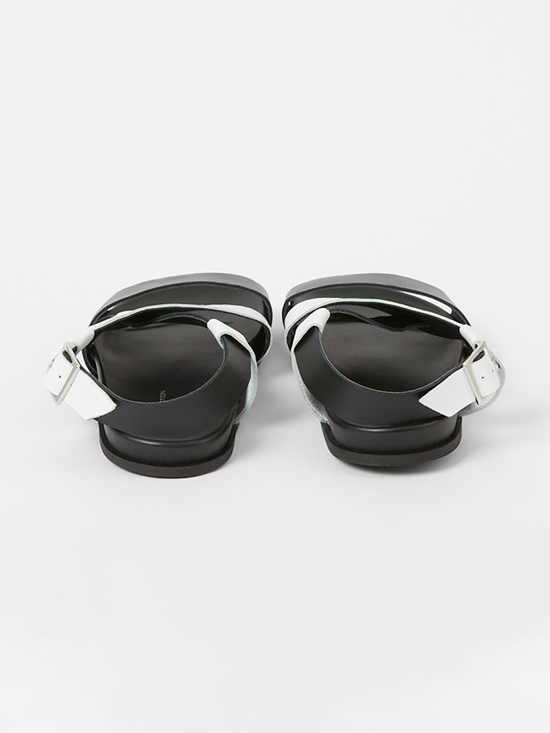 S+W x Branca Asymmetric Footbed Sandals