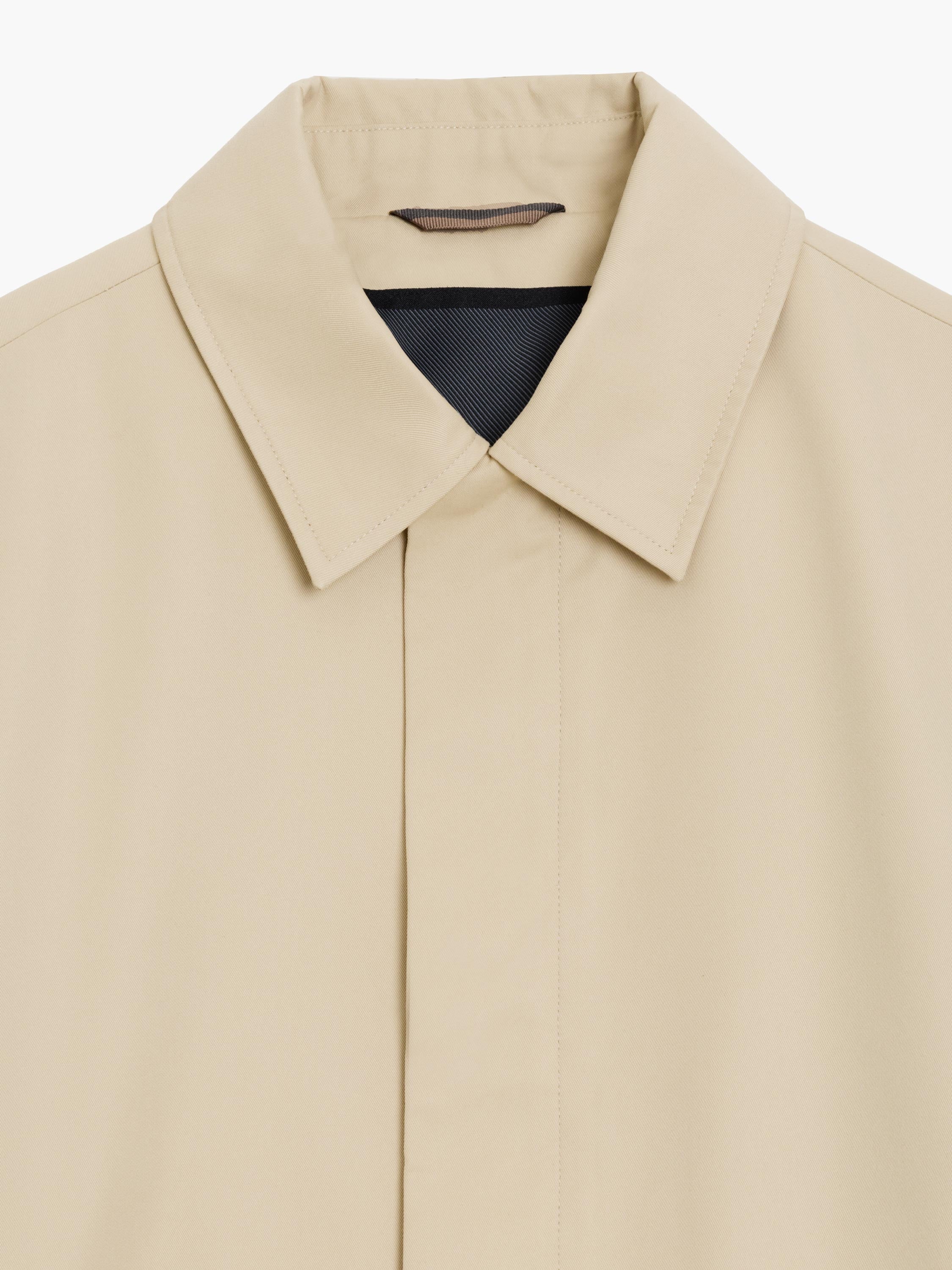 Collared Stone Mac Coat