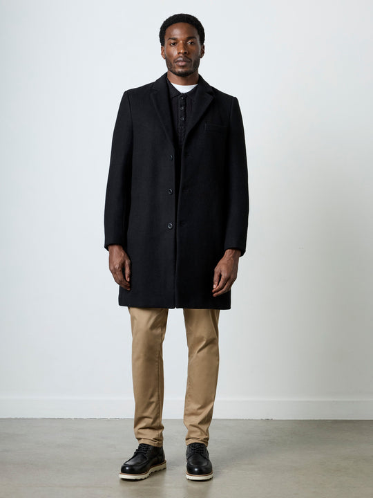 Single Breasted Overcoat