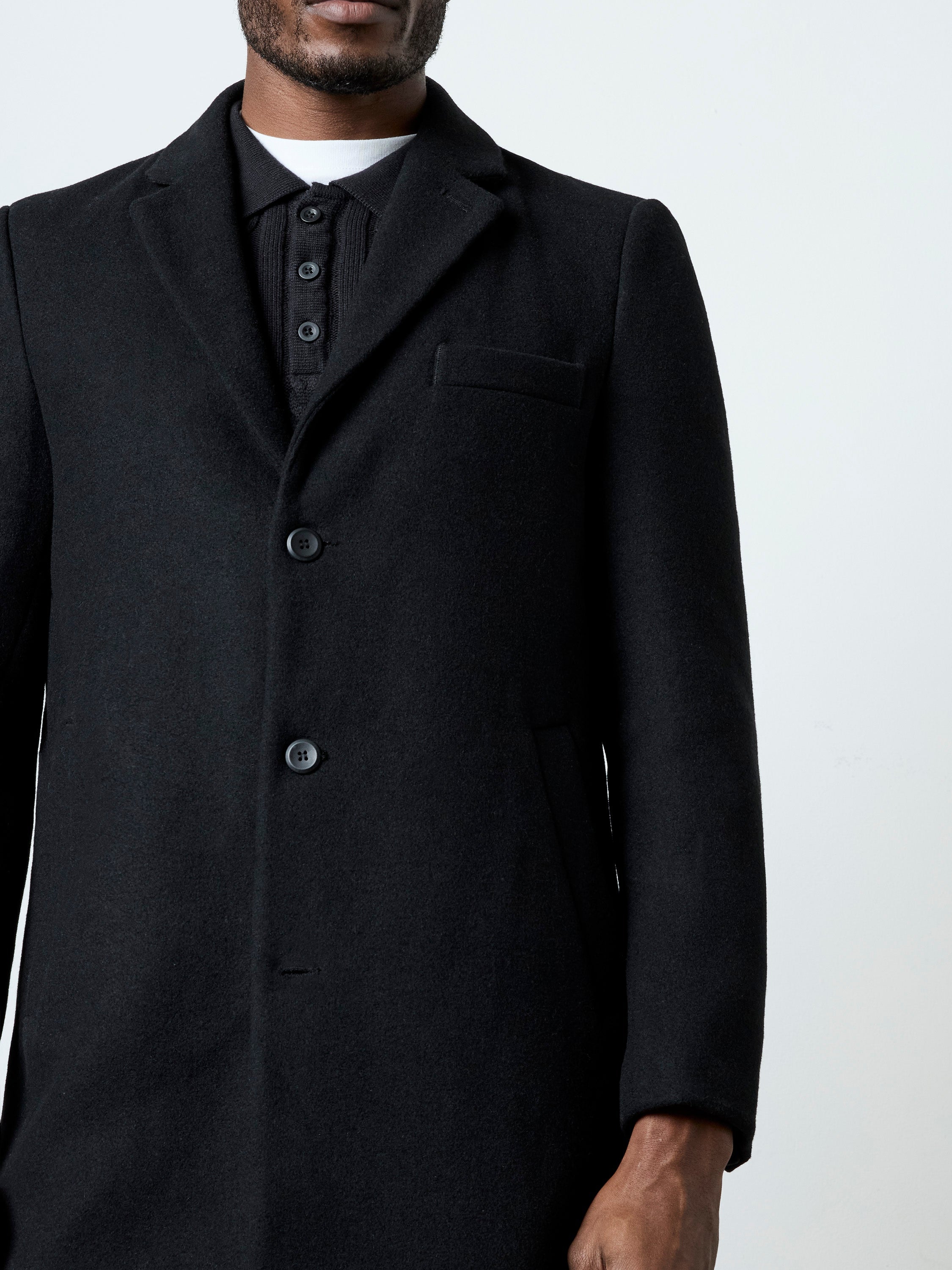 Single Breasted Overcoat