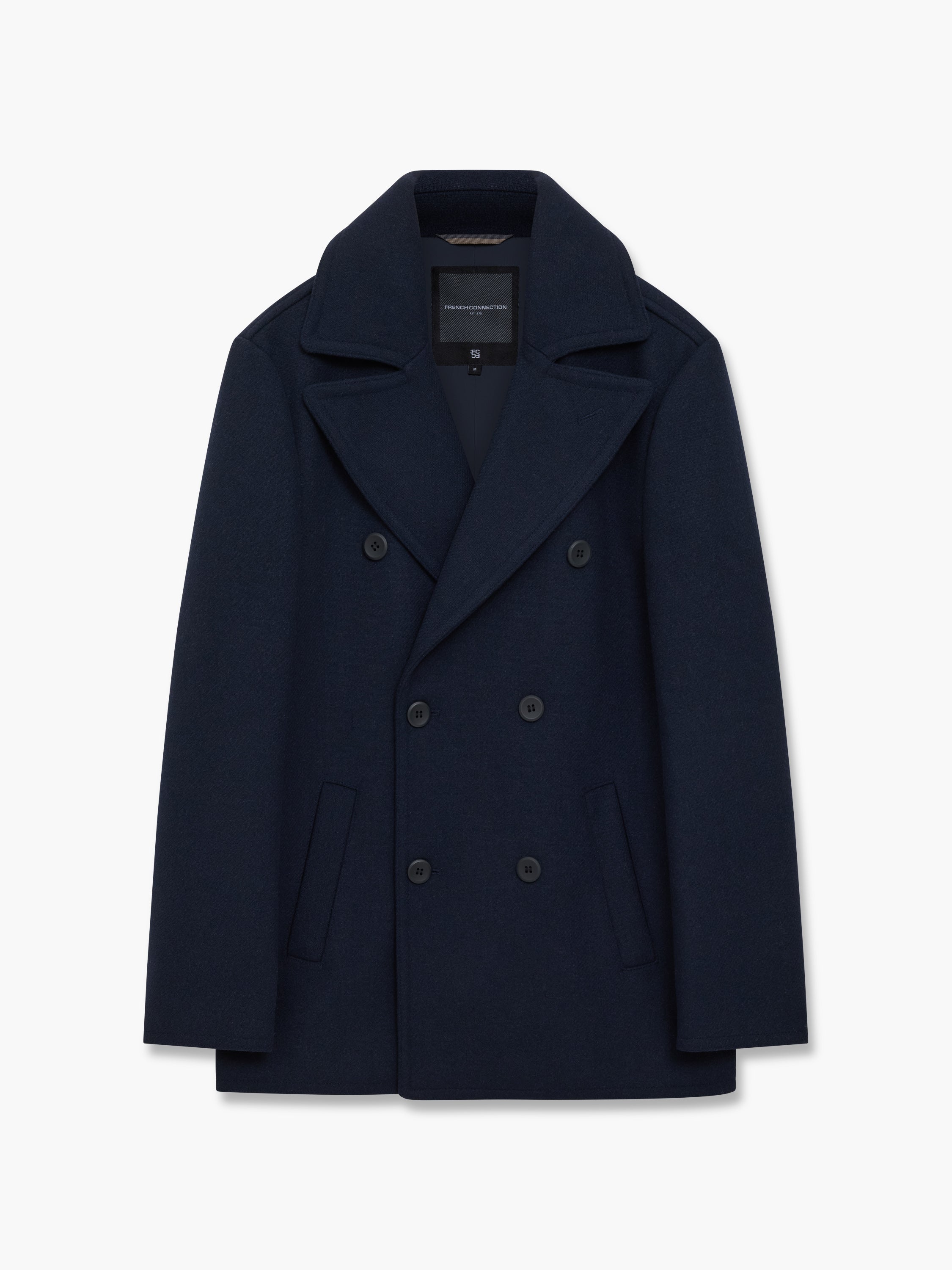 Wool Blend Peacoat
