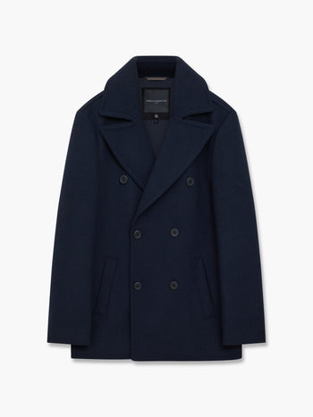 Wool Blend Peacoat