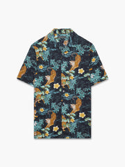 Tiger Bamboo Viscose Revere Short Sleeve Shirt