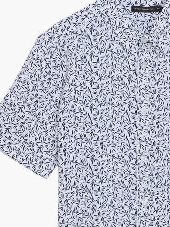 Linen Leaf Short Sleeve Shirt