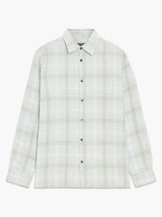 Barrow Dobby Textured Check Long Sleeve Shirt
