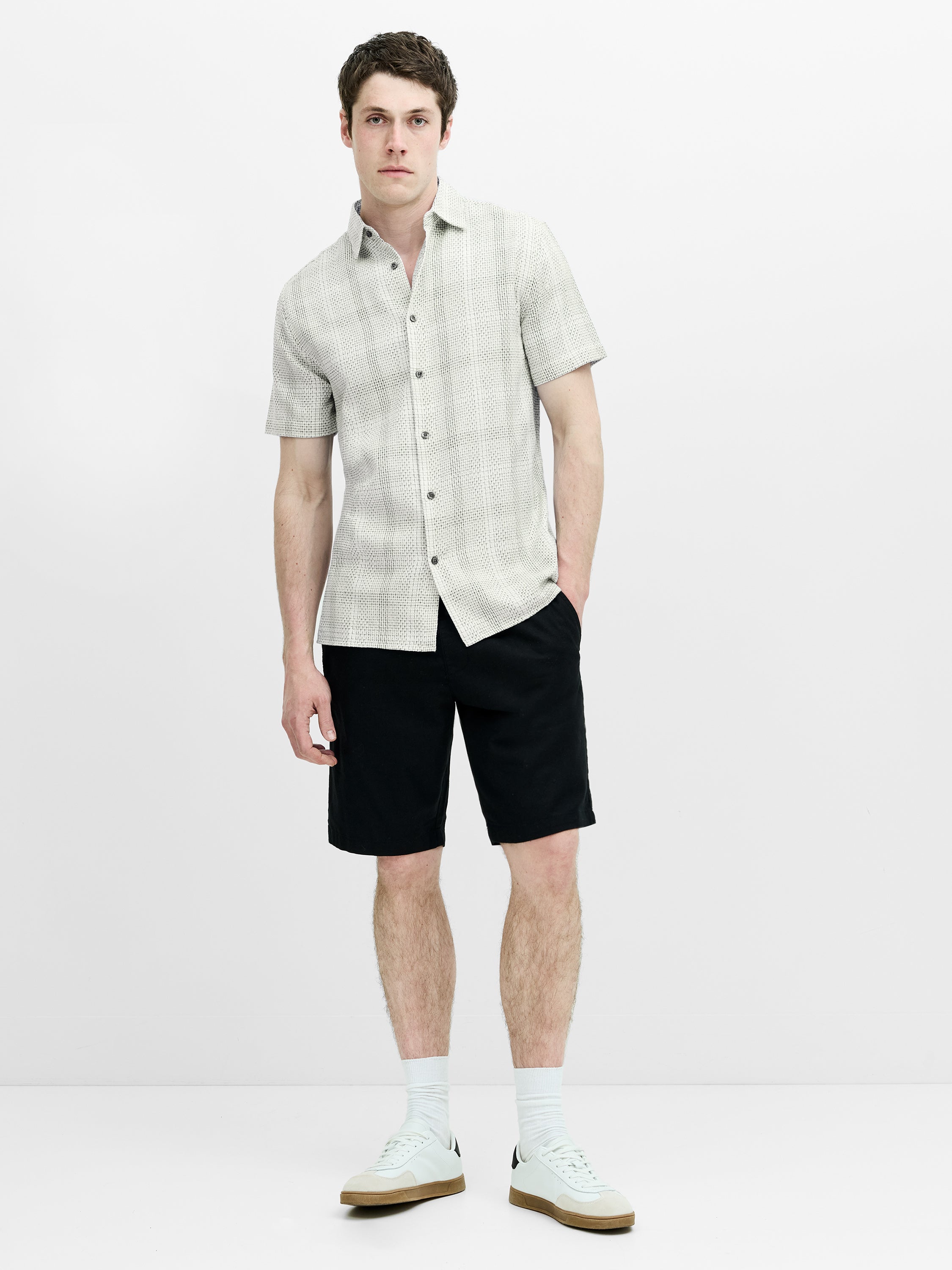 Barrow Dobby Short Sleeve Shirt