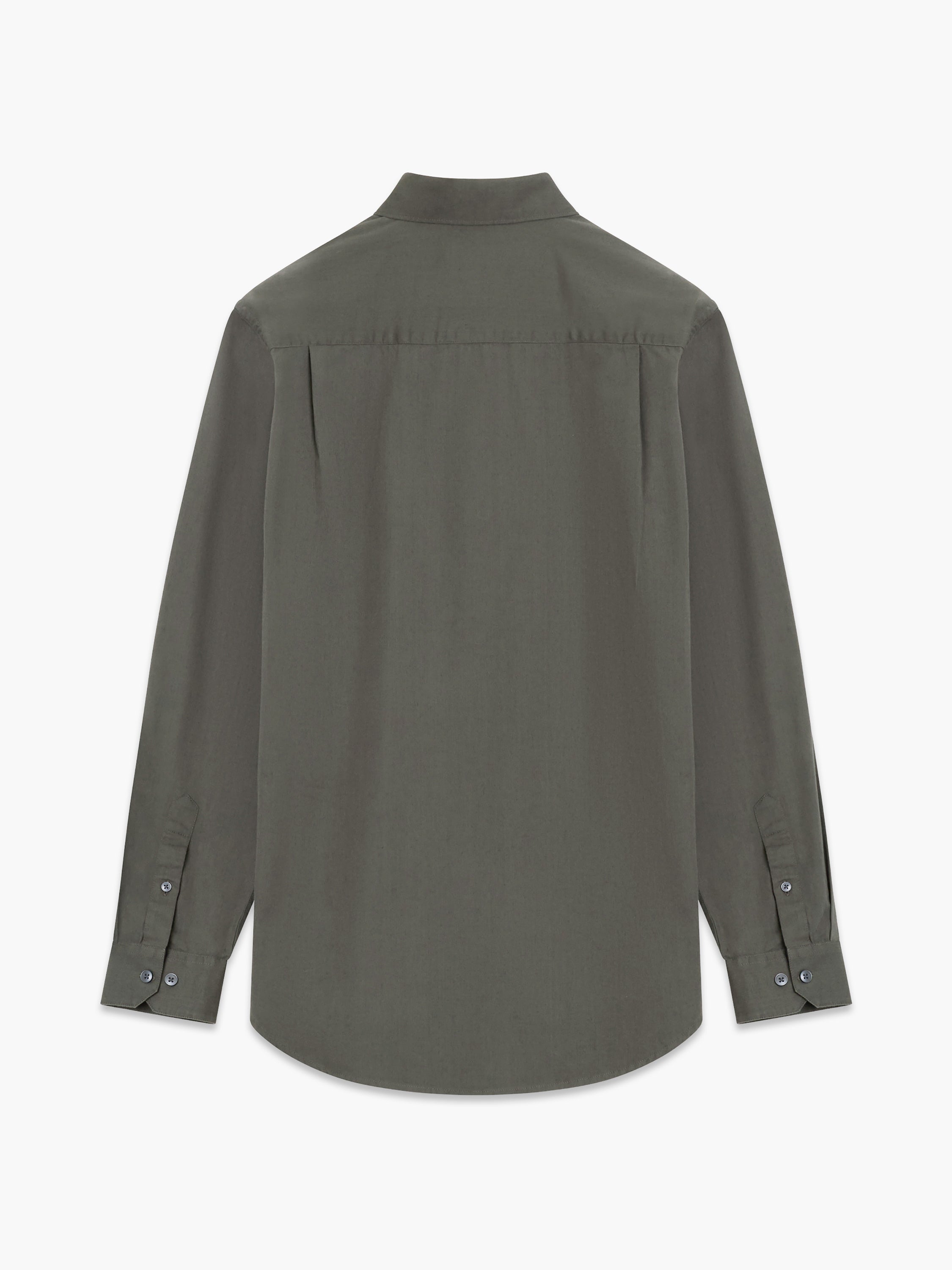Long Sleeve Twill Oxford Shirt