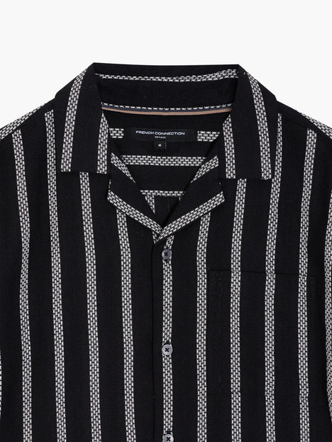 Short Sleeve Ant Stripe Combo Holiday Shirt