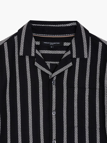 Short Sleeve Ant Stripe Combo Holiday Shirt