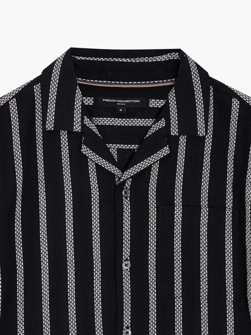 Short Sleeve Ant Stripe Combo Holiday Shirt