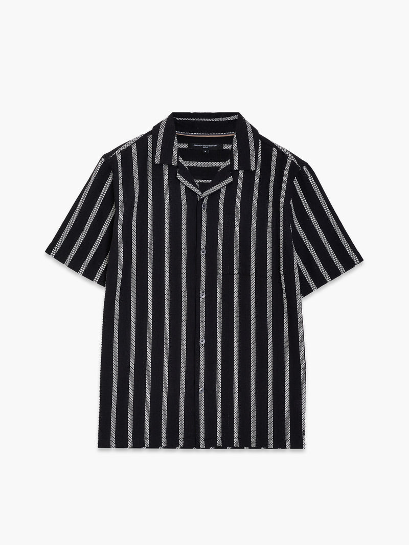 Short Sleeve Ant Stripe Combo Holiday Shirt