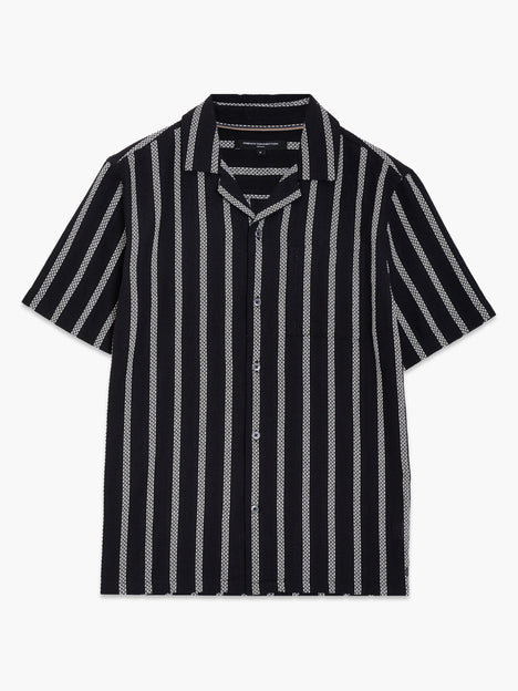 Short Sleeve Ant Stripe Combo Holiday Shirt