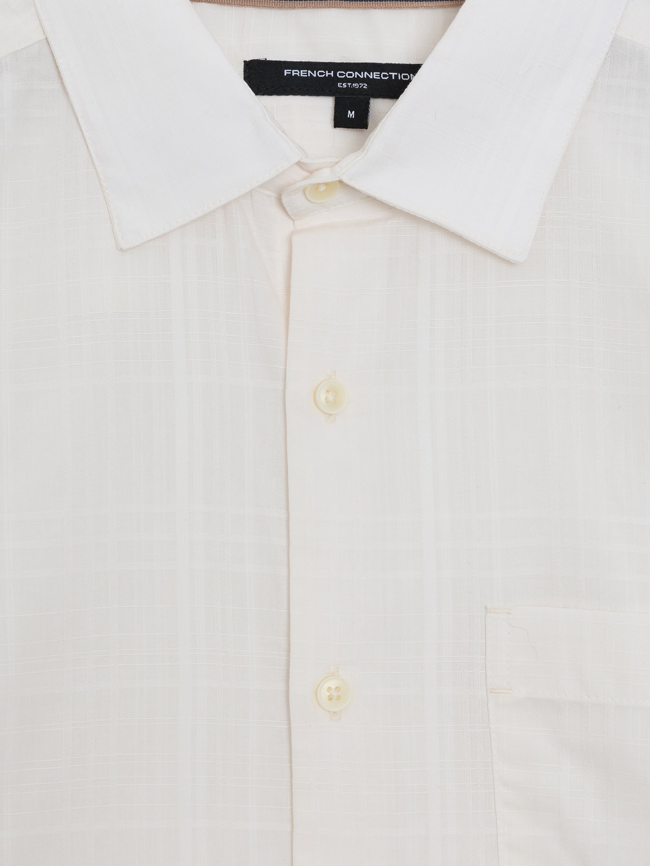 Short Sleeve Check Dobby Structure Shirt