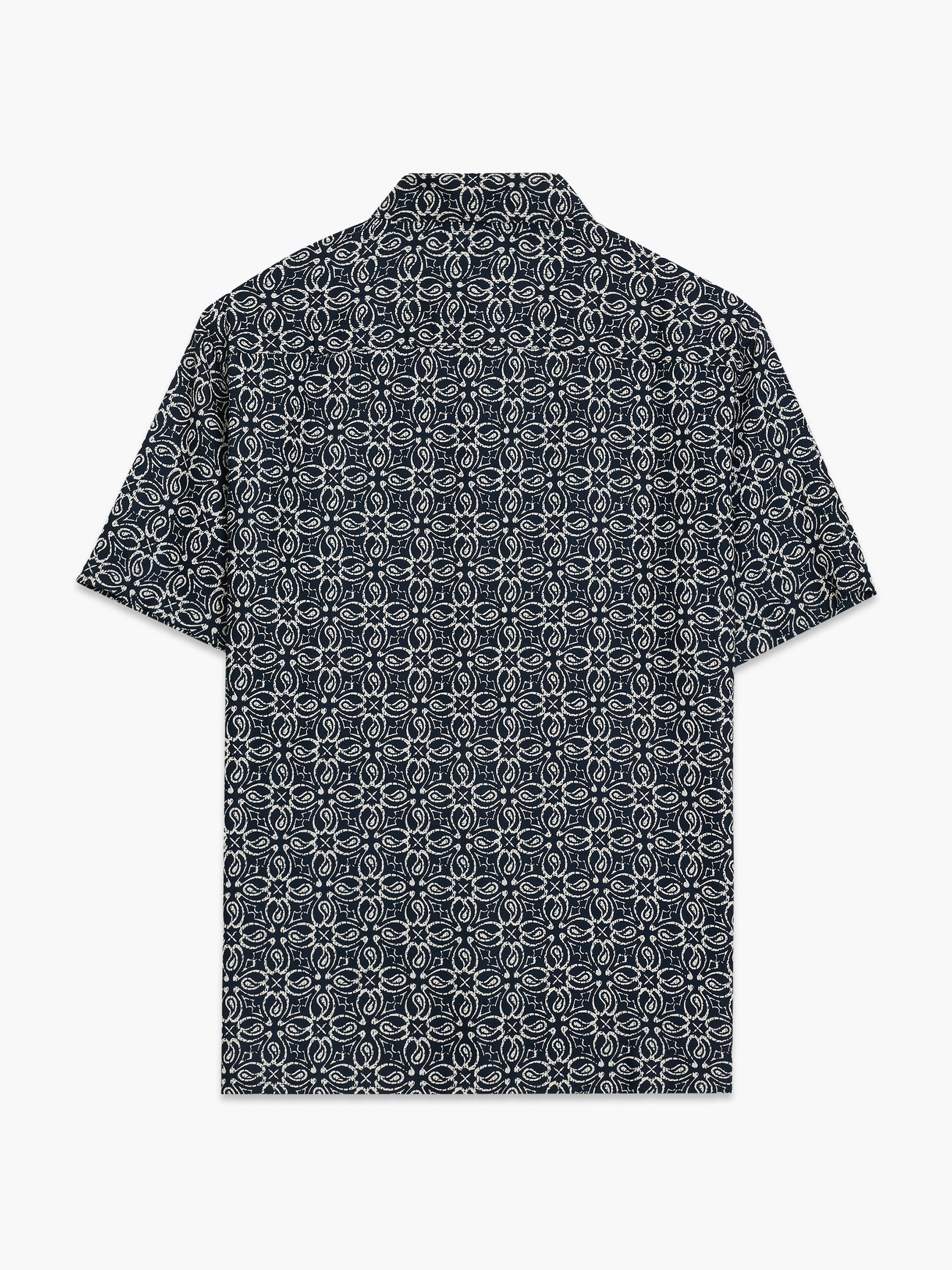 Short Sleeve Floral Print Shirt