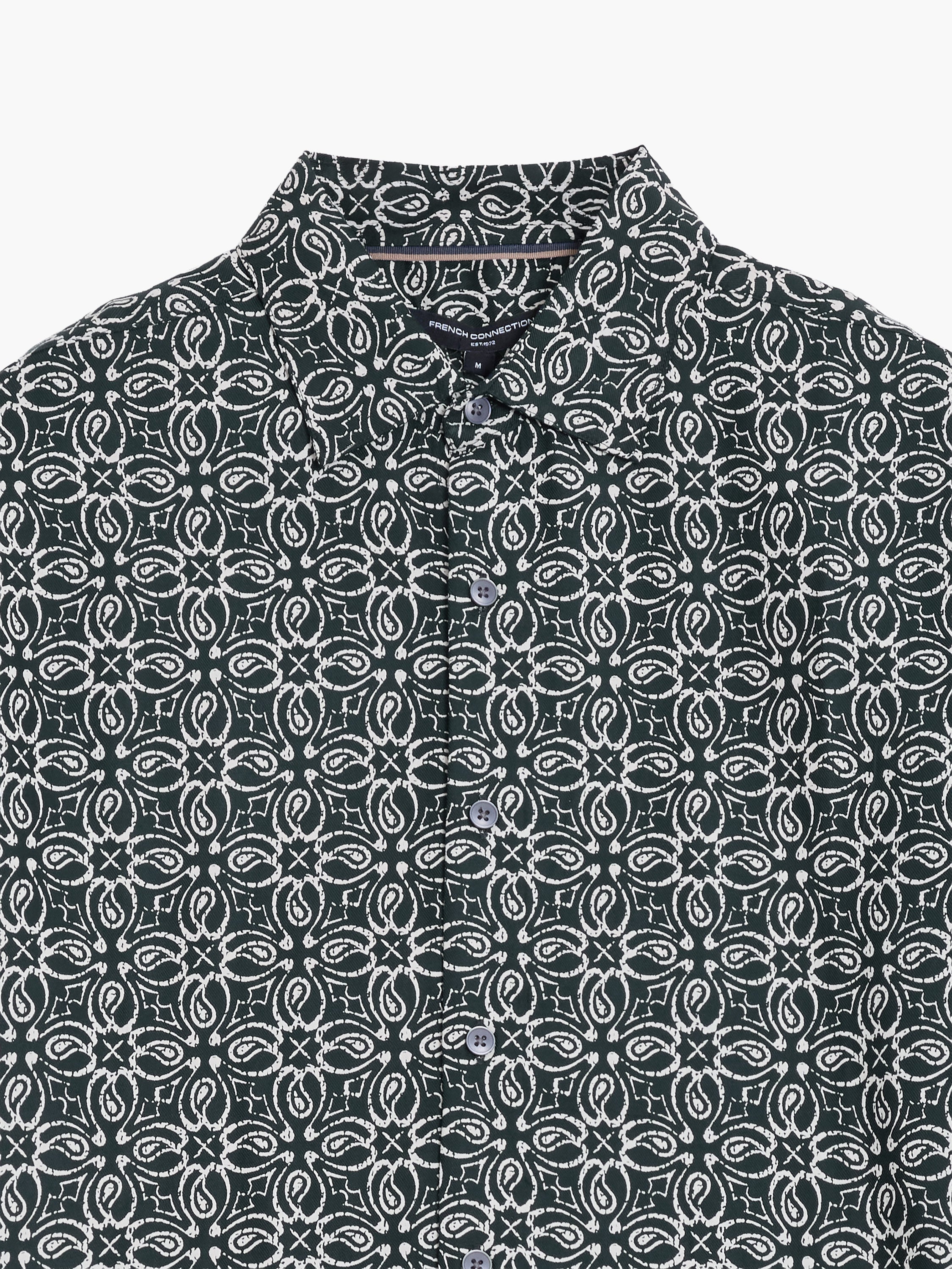 Short Sleeve Floral Print Shirt