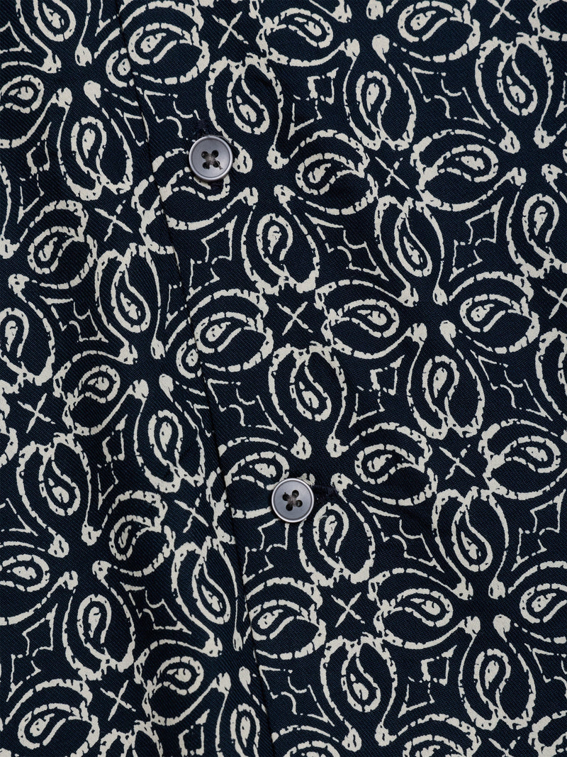 Short Sleeve Floral Print Shirt