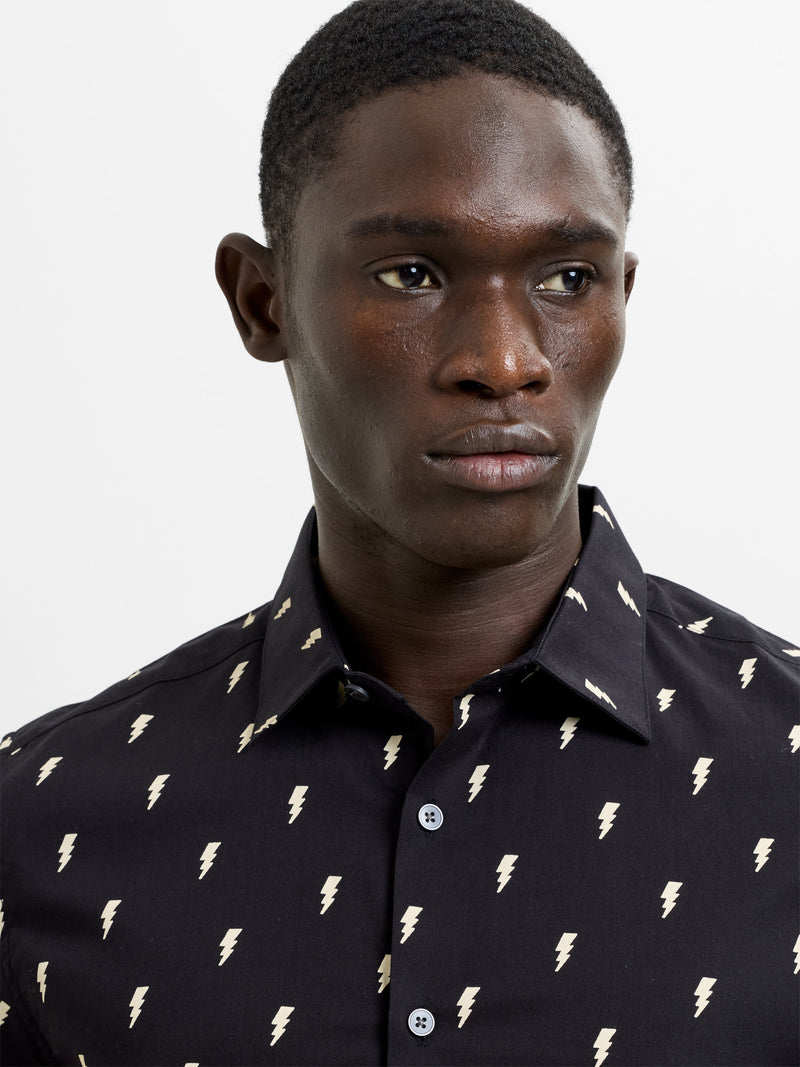 Short Sleeve Lightning Bolt Shirt