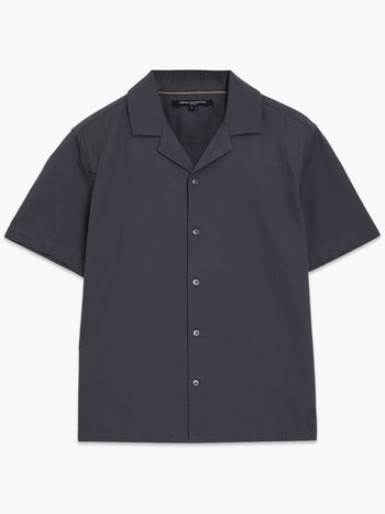 Short Sleeve Trapez Texture Holiday Shirt