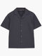 Short Sleeve Trapez Texture Holiday Shirt