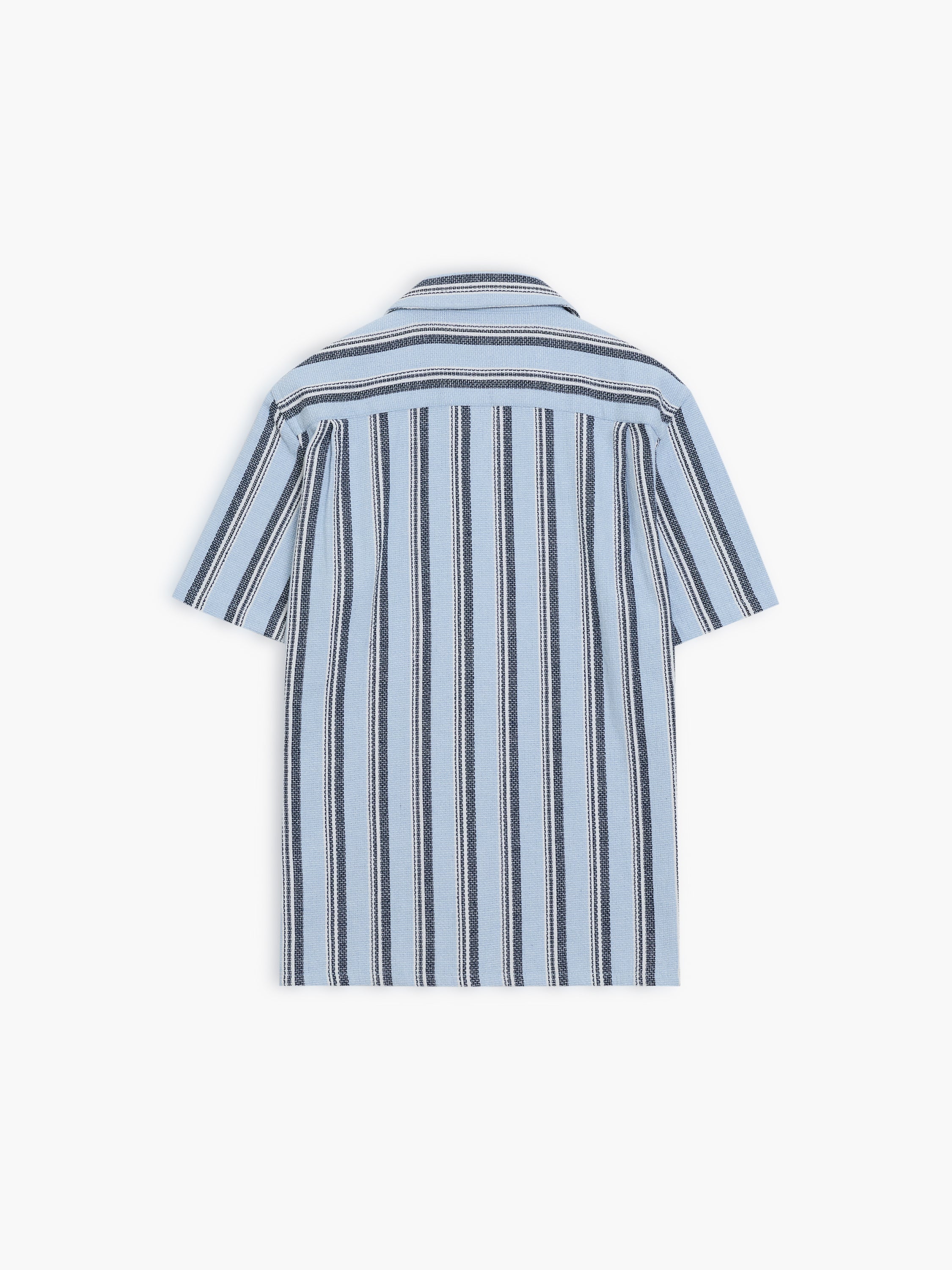 Short Sleeve Striped Picnic Shirt