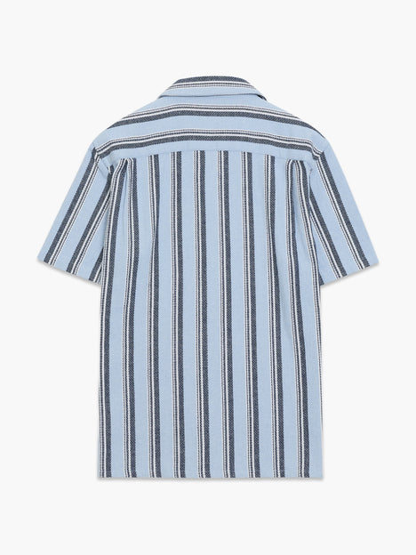 Short Sleeve Striped Picnic Shirt