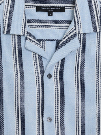 Short Sleeve Striped Picnic Shirt