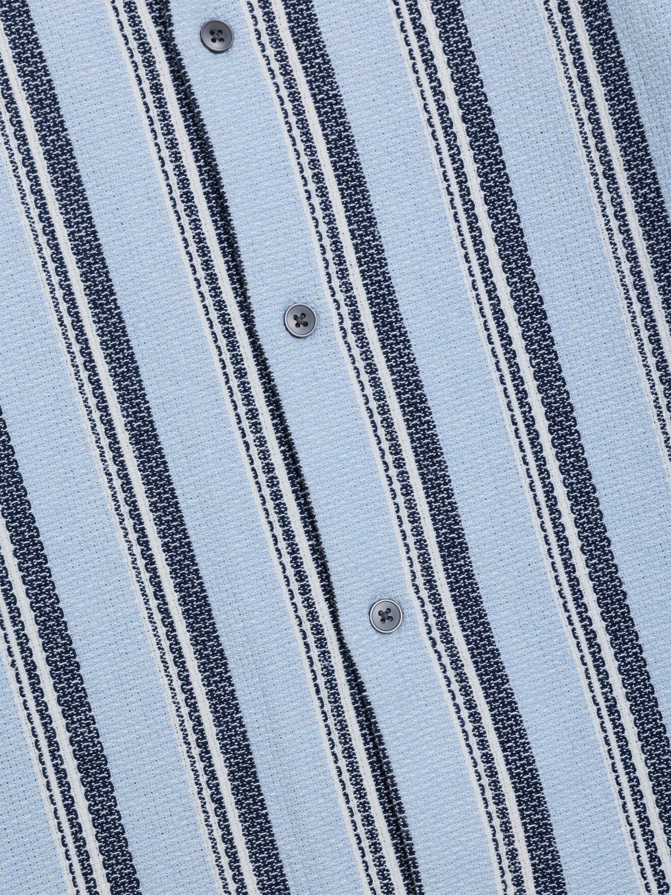 Short Sleeve Striped Picnic Shirt