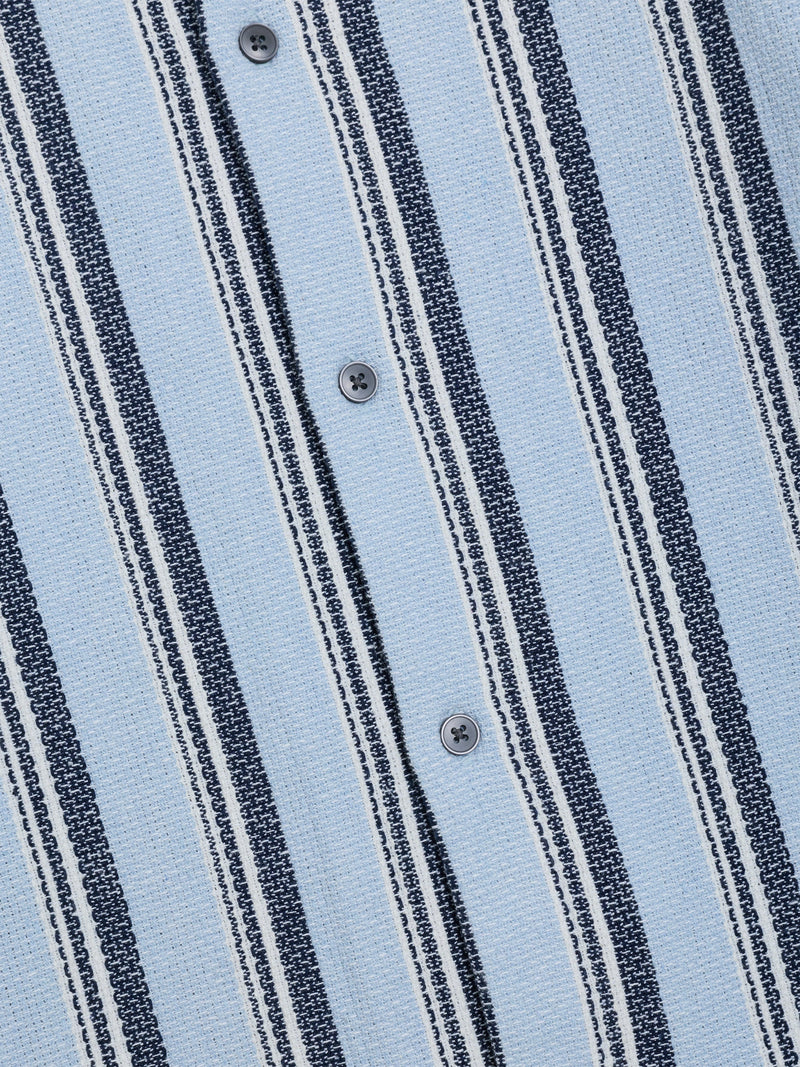 Short Sleeve Striped Picnic Shirt