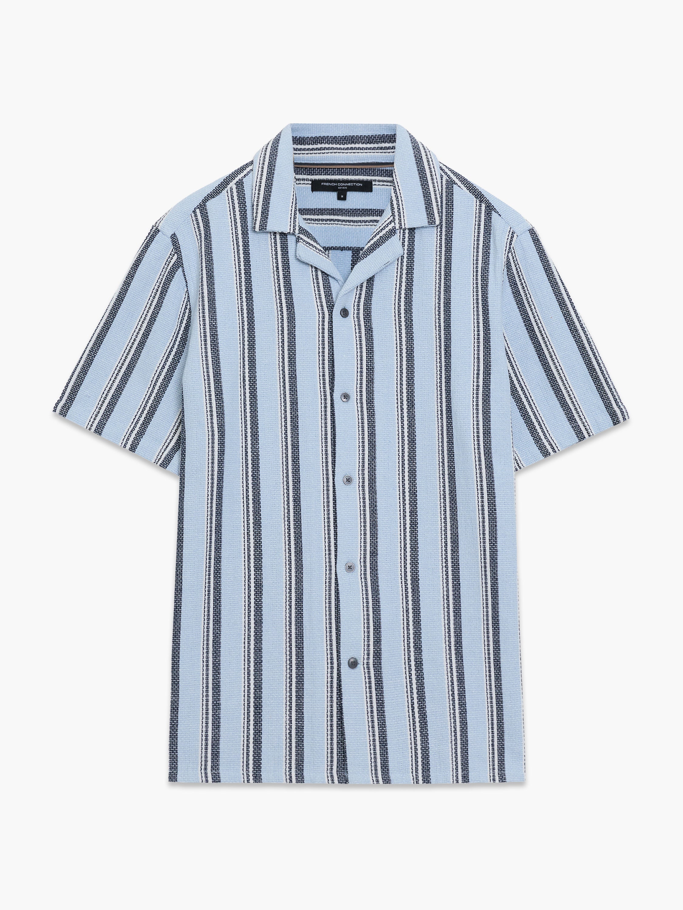Short Sleeve Striped Picnic Shirt