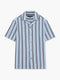Short Sleeve Striped Picnic Shirt