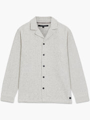 Long Sleeve Two Thread Dobby Monochrome Shacket