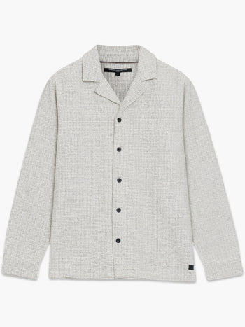 Long Sleeve Two Thread Dobby Shacket