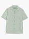 Short Sleeve Leaf Print Shirt