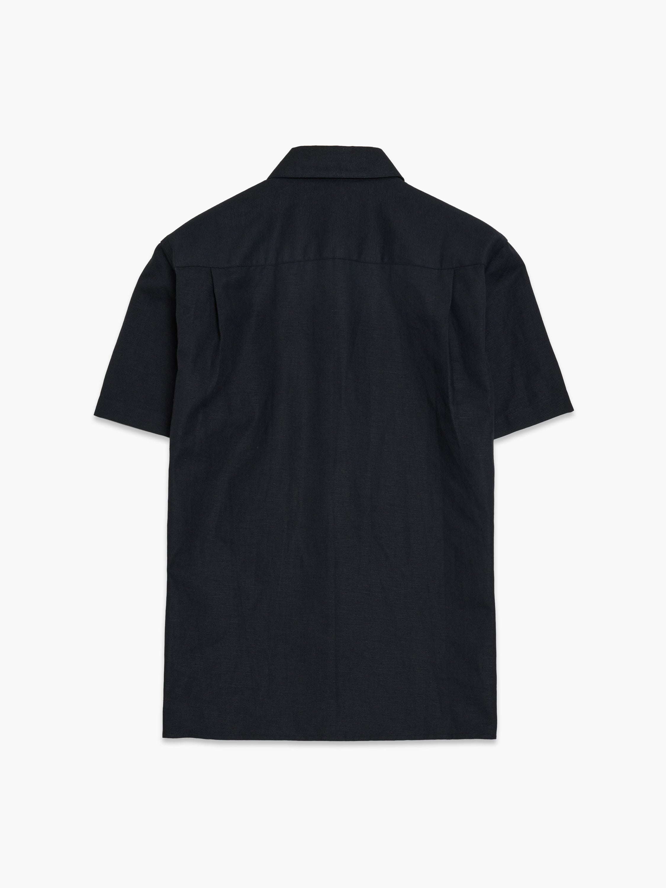 Linen Blend Short Sleeve Shirt