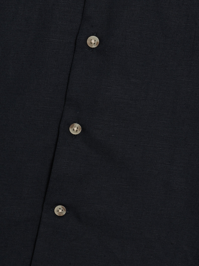 Linen Blend Short Sleeve Shirt