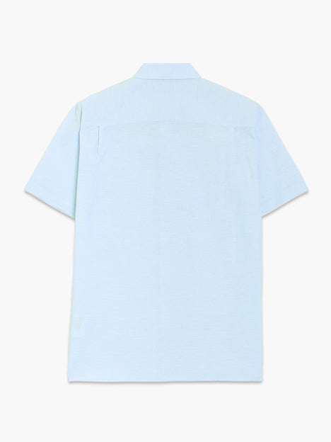 Linen Blend Short Sleeve Shirt