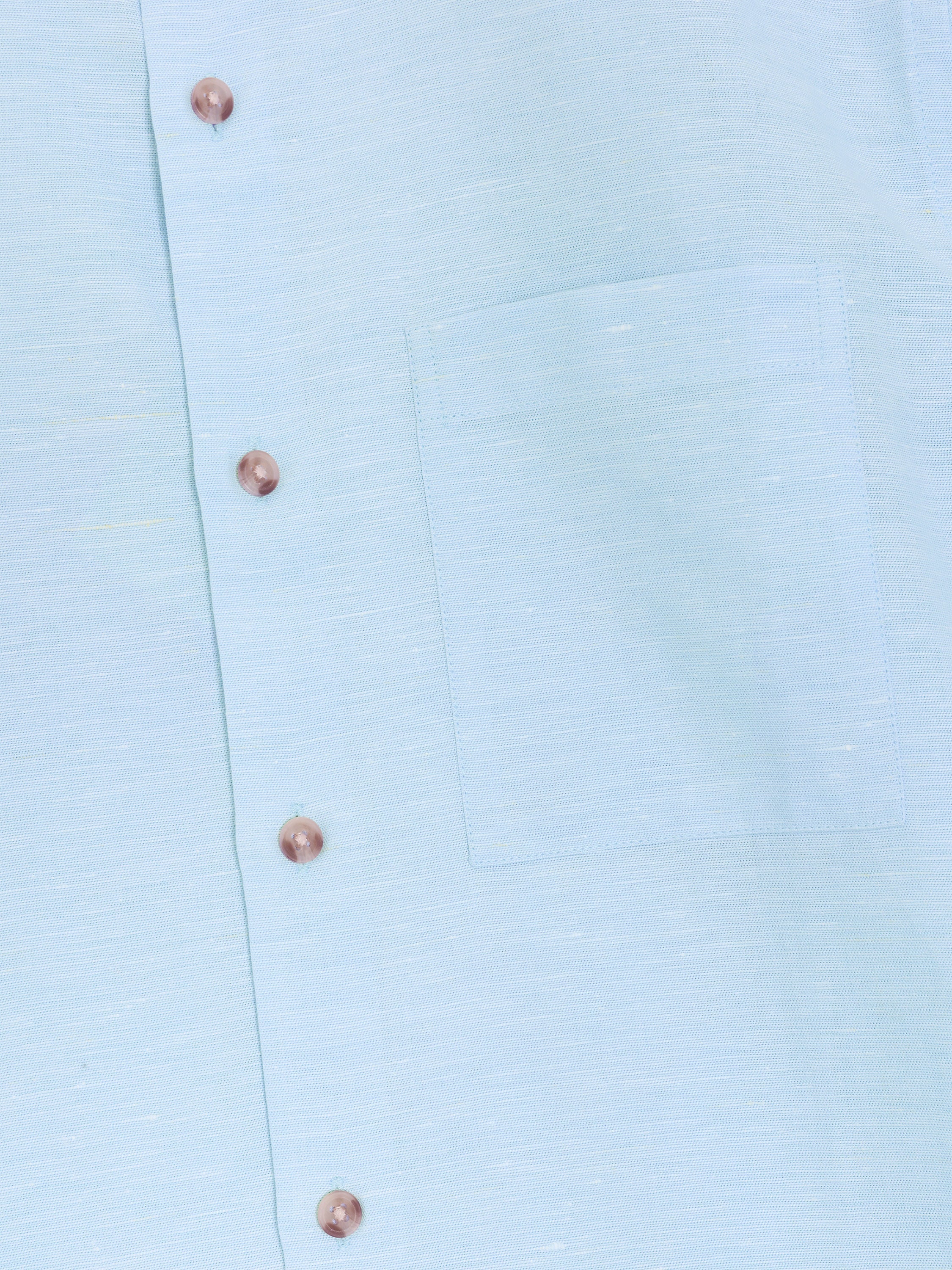 Linen Blend Short Sleeve Shirt