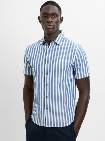 Short Sleeve Striped Shirt