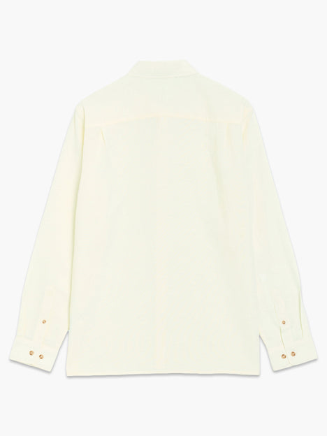 Linen Blend Long Sleeve Shirt