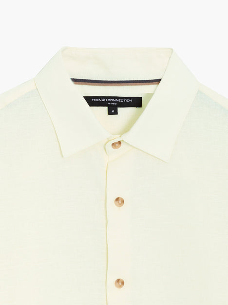 Linen Blend Long Sleeve Shirt