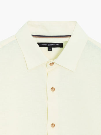 Linen Blend Long Sleeve Shirt