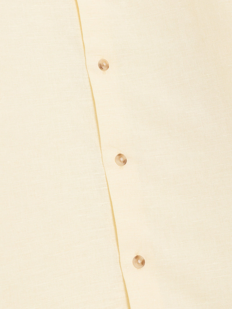 Linen Blend Long Sleeve Shirt