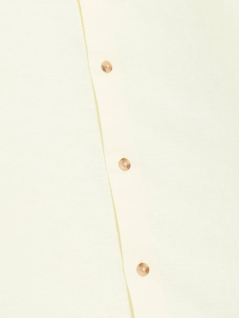Linen Blend Long Sleeve Shirt