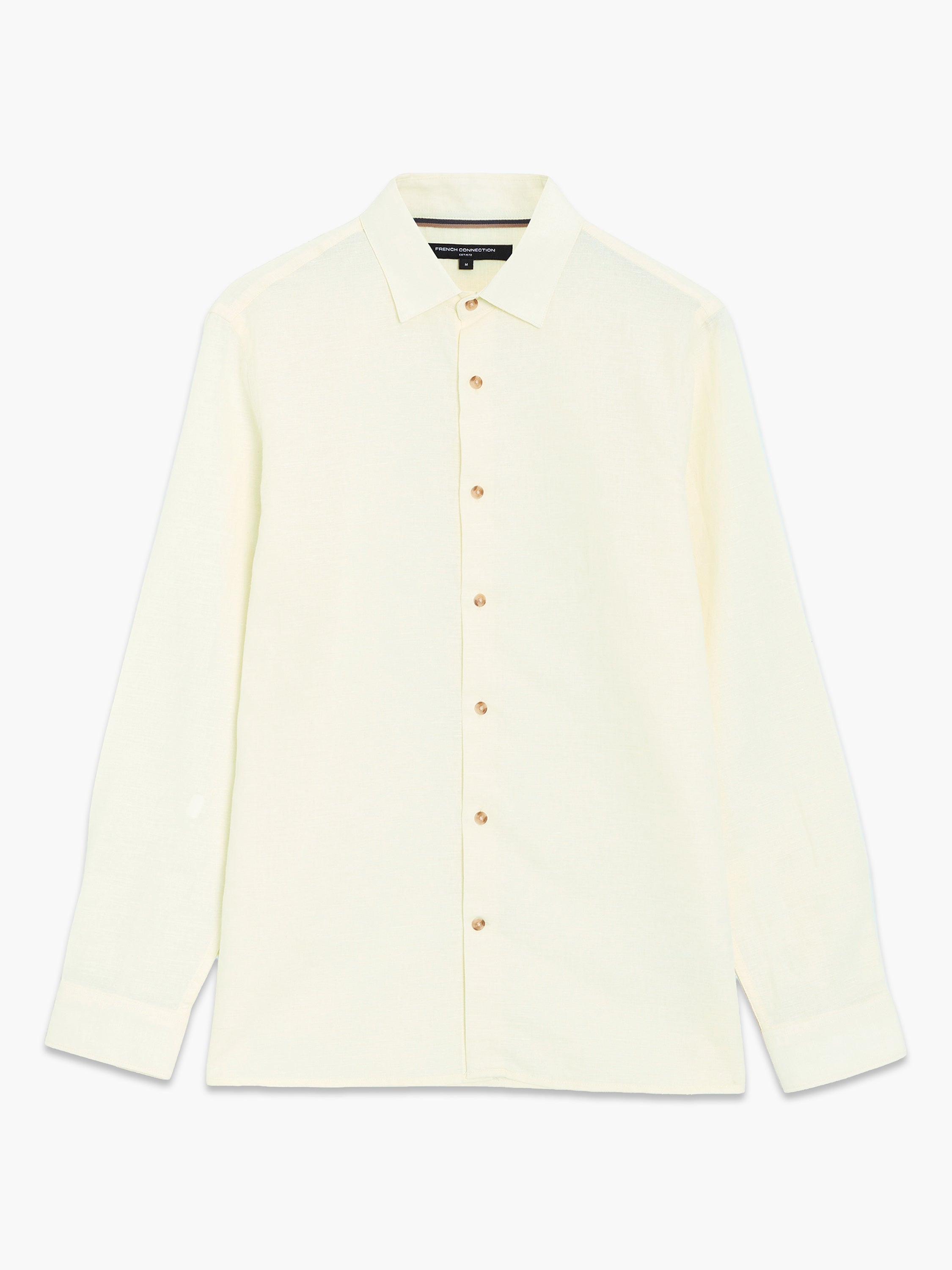 Linen Blend Long Sleeve Shirt