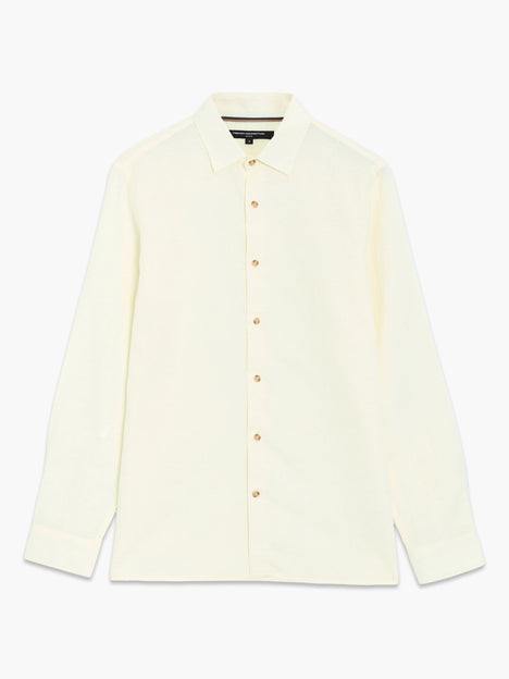 Linen Blend Long Sleeve Shirt