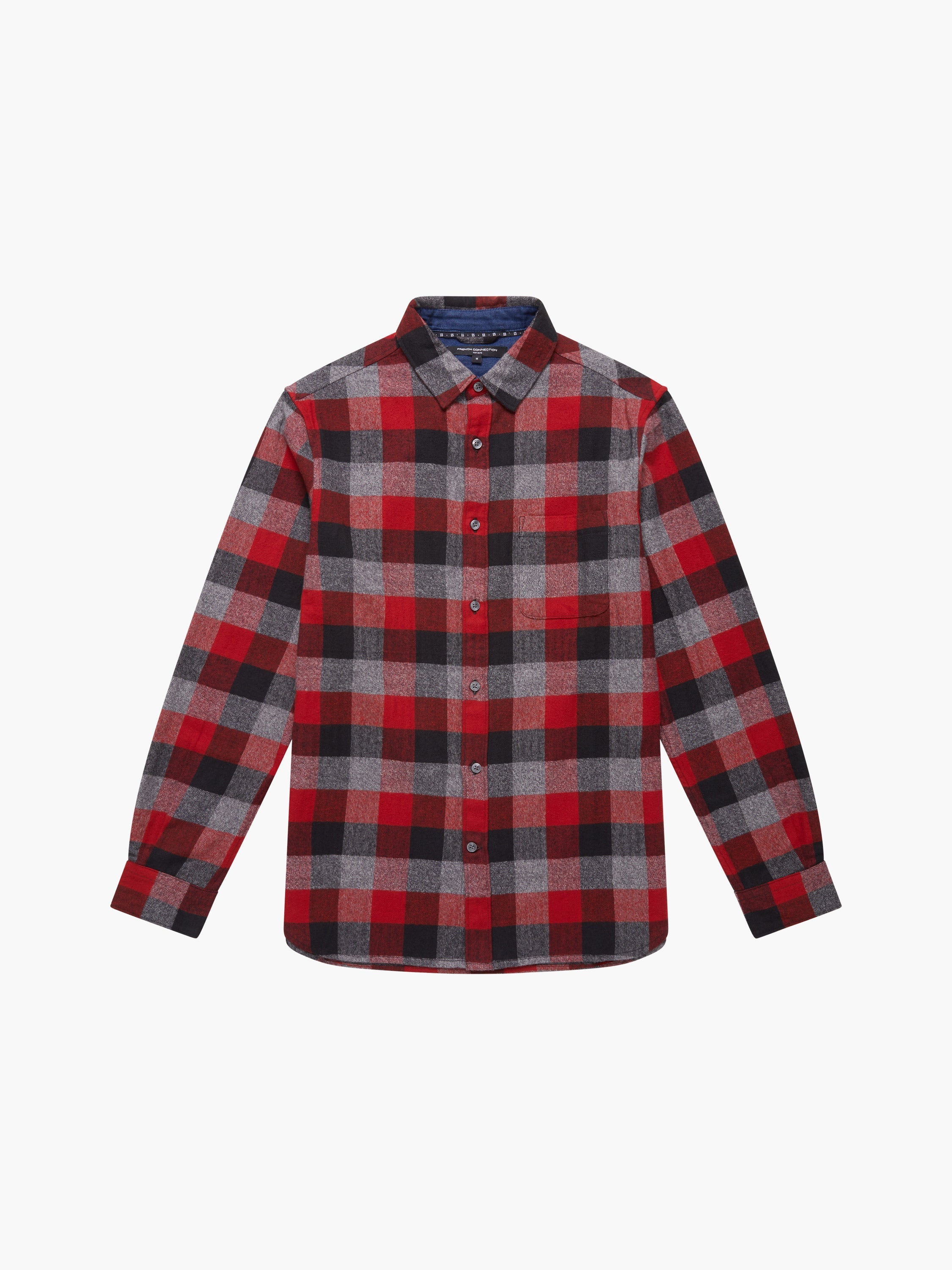 Brushed Flannel Check Shirt