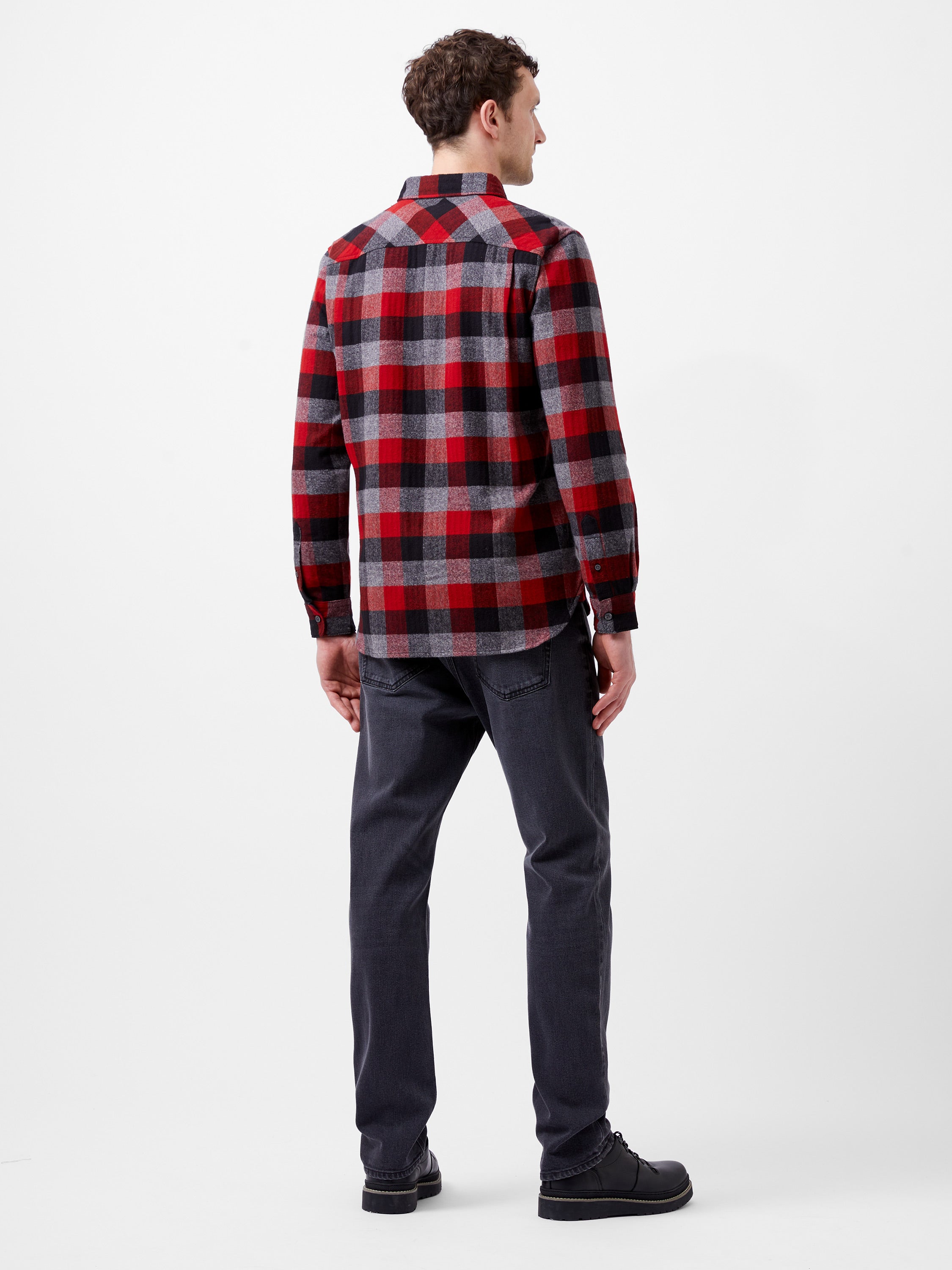 Brushed Flannel Check Shirt